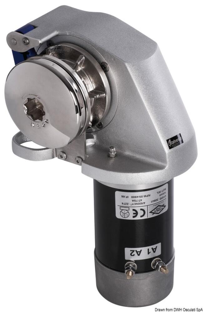 Verricello Italwinch Obi 700 W - 12 V Senza Campana - Barbotin 8 Mm